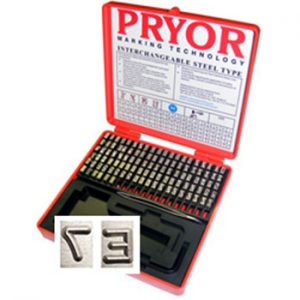 Pryor's popular Pryor Series Type Sets without Type Holder